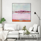 Persimmon Jump II by Jill Martin on GIANT ART - orange abstract