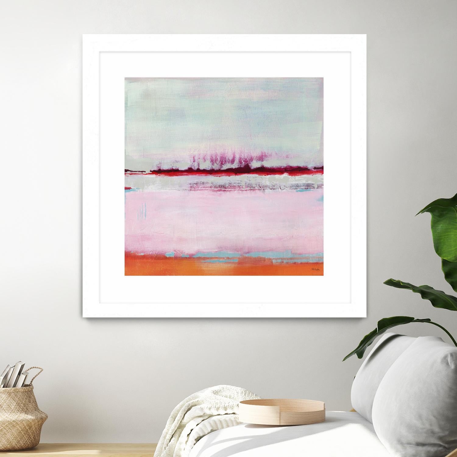 Persimmon Jump II by Jill Martin on GIANT ART - orange abstract