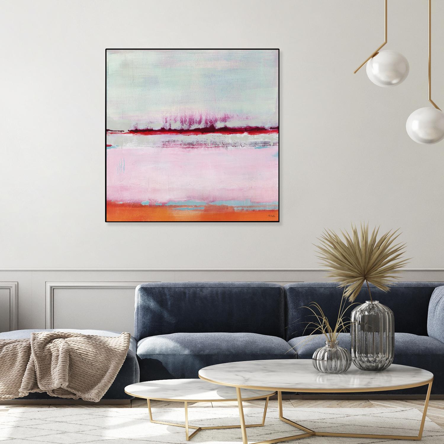 Persimmon Jump II by Jill Martin on GIANT ART - orange abstract