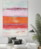 Persimmon Jump by Jill Martin on GIANT ART - orange abstract