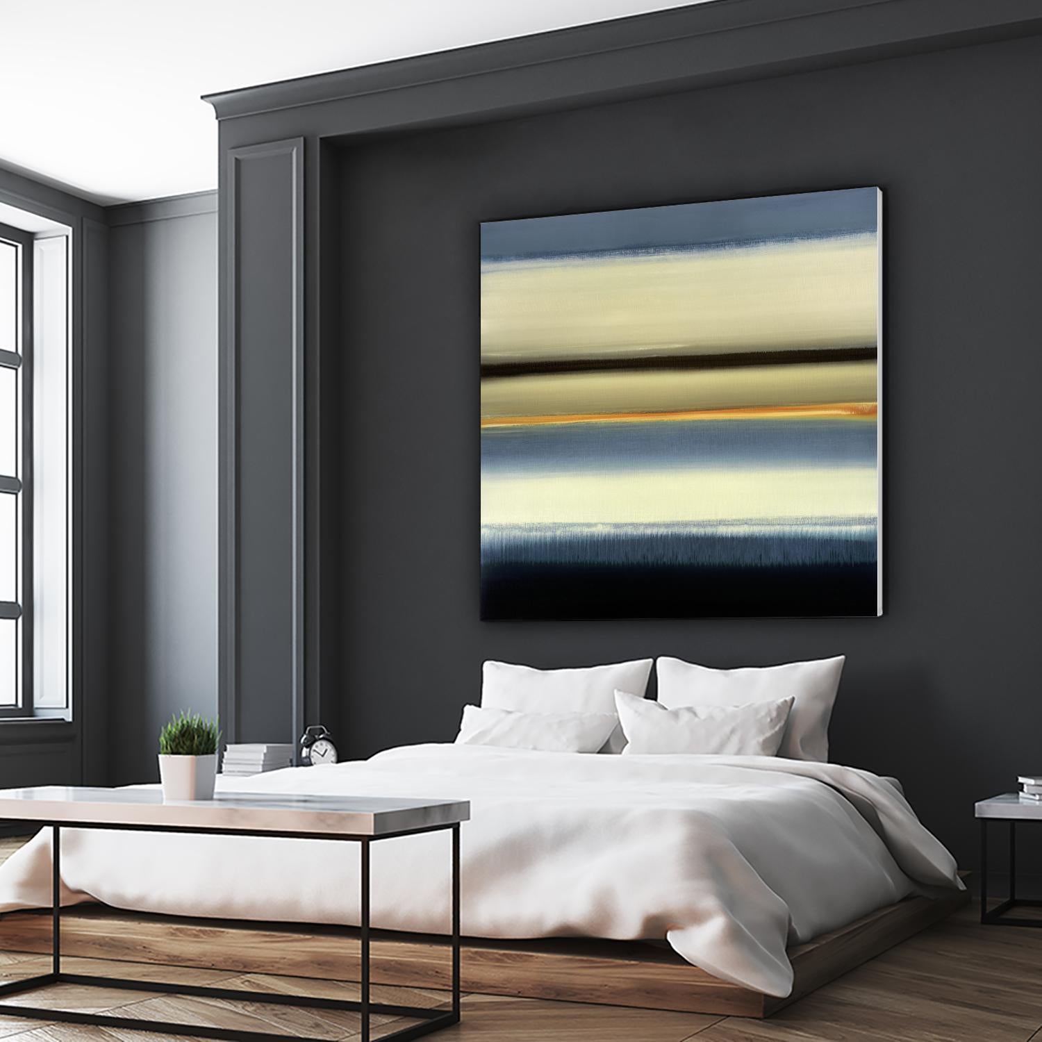 Remembering When by Lisa Ridgers on GIANT ART - beige abstract
