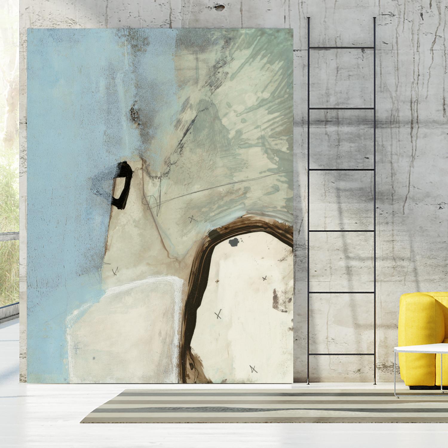 Abstracted Series VIII by Lisa Ridgers on GIANT ART - beige abstract