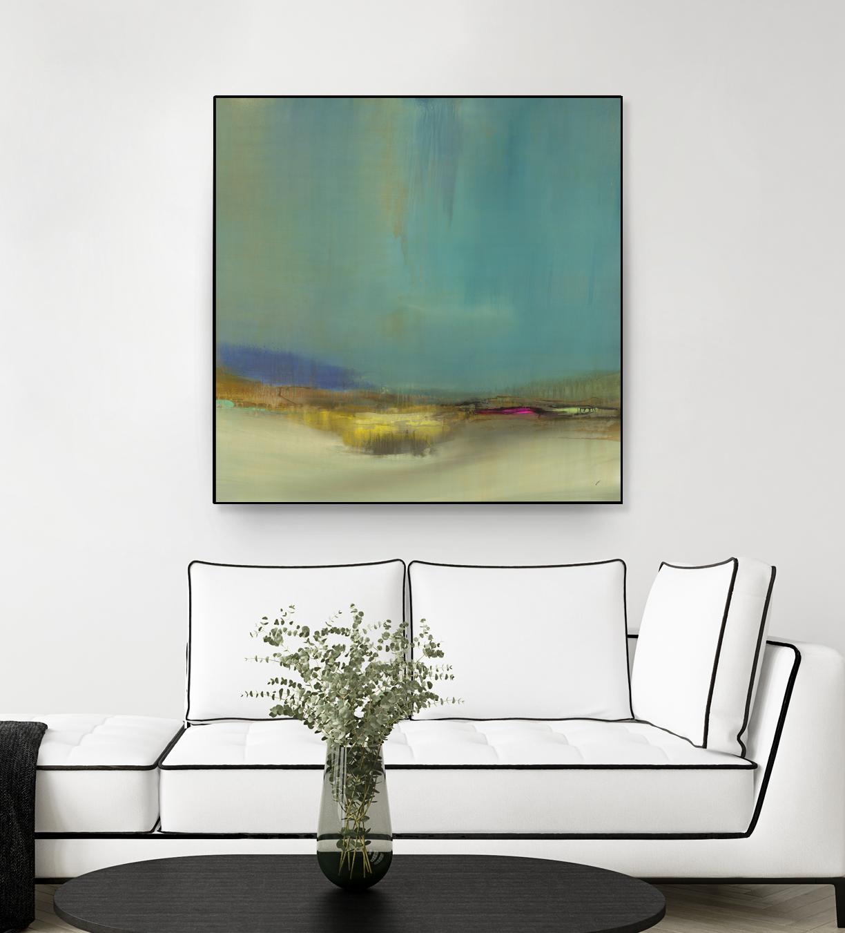 Bowery by Sarah Stockstill on GIANT ART - yellow abstract