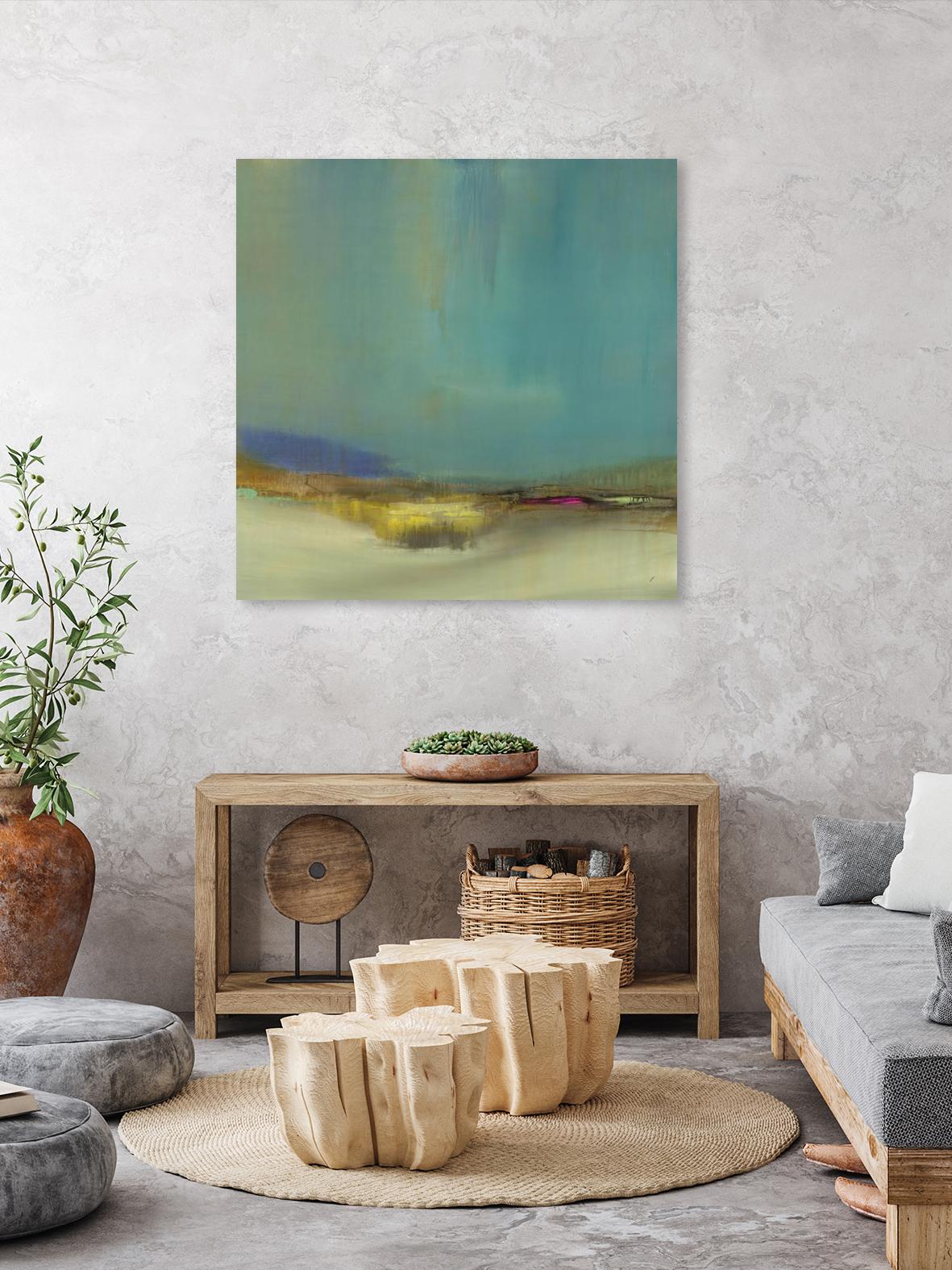 Bowery by Sarah Stockstill on GIANT ART - yellow abstract