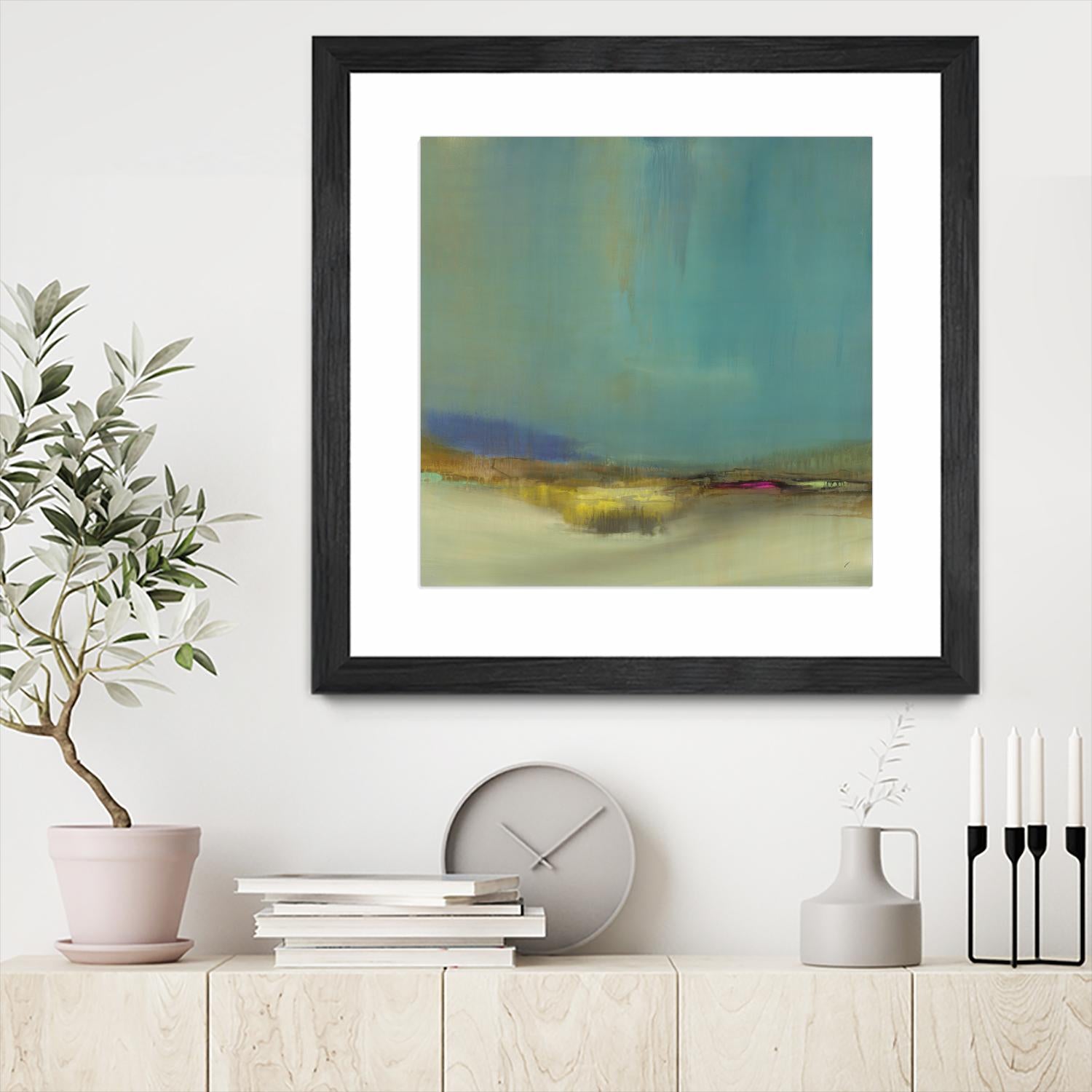Bowery by Sarah Stockstill on GIANT ART - yellow abstract