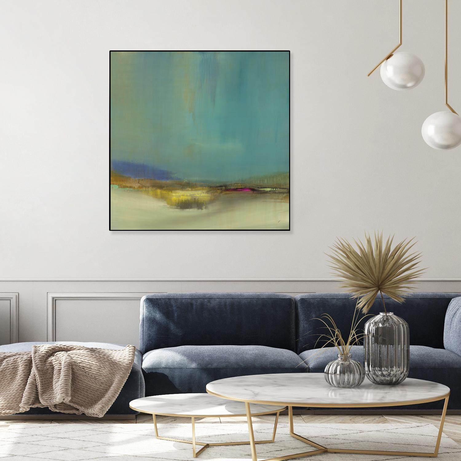 Bowery by Sarah Stockstill on GIANT ART - yellow abstract
