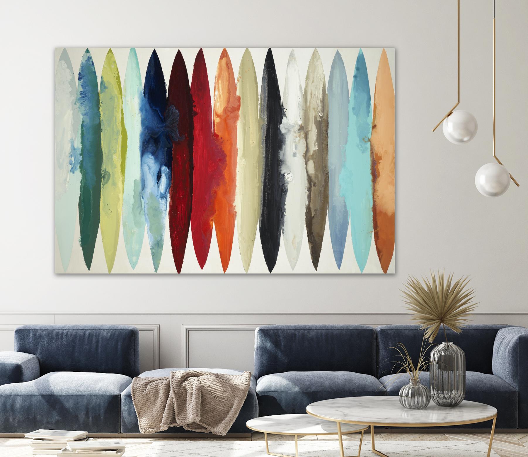 Even Flow by Randy Hibberd on GIANT ART - brights abstract