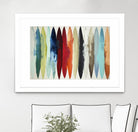 Even Flow by Randy Hibberd on GIANT ART - red abstract surf