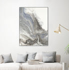 Forthcoming V5 by Corrie LaVelle on GIANT ART - whites & creams fluid abstracts