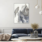 Approaching V4 by Corrie LaVelle on GIANT ART - whites & creams fluid abstracts