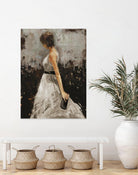 Contemplation by Julianne Marcoux on GIANT ART - brown figurative