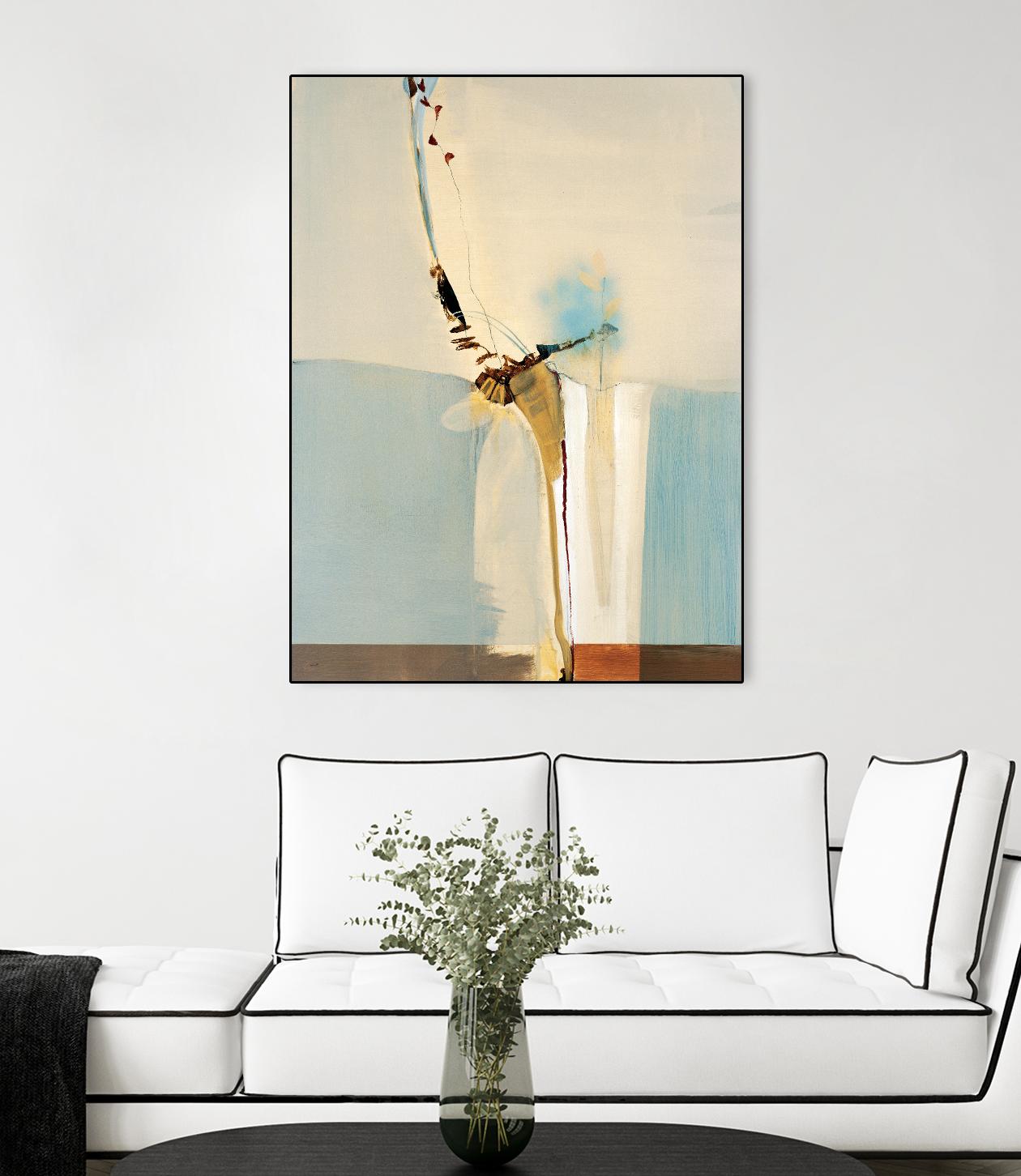 Light Fast II by Sarah Stockstill on GIANT ART - blue abstract