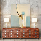 Light Fast II by Sarah Stockstill on GIANT ART - blue abstract