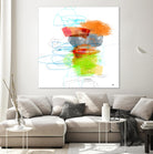 Loving Life IV by Lisa Ridgers on GIANT ART - oranges, greens abstract