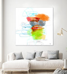 Loving Life IV by Lisa Ridgers on GIANT ART - oranges, greens abstract