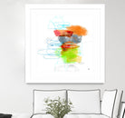 Loving Life IV by Lisa Ridgers on GIANT ART - oranges, greens abstract