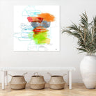 Loving Life IV by Lisa Ridgers on GIANT ART - oranges, greens abstract