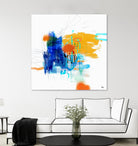 Loving Life VI by Lisa Ridgers on GIANT ART - yellows, blues abstract