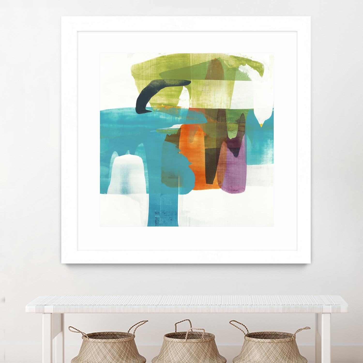 Vibrant Spirit II by Alridge on GIANT ART - greens, blues abstract
