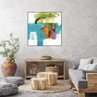 Vibrant Spirit II by Alridge on GIANT ART - greens, blues abstract