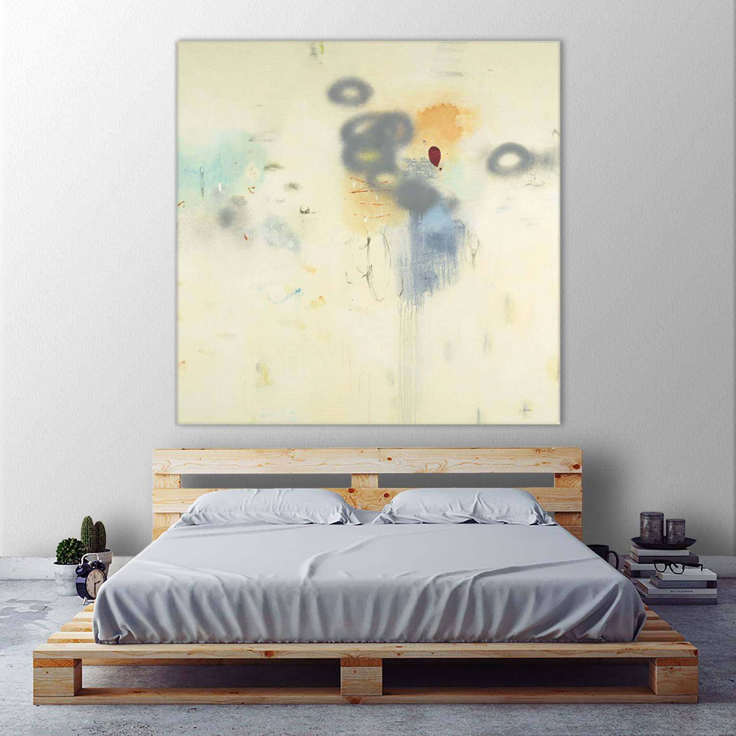 Simple Life by L. Baines on GIANT ART - grey abstract