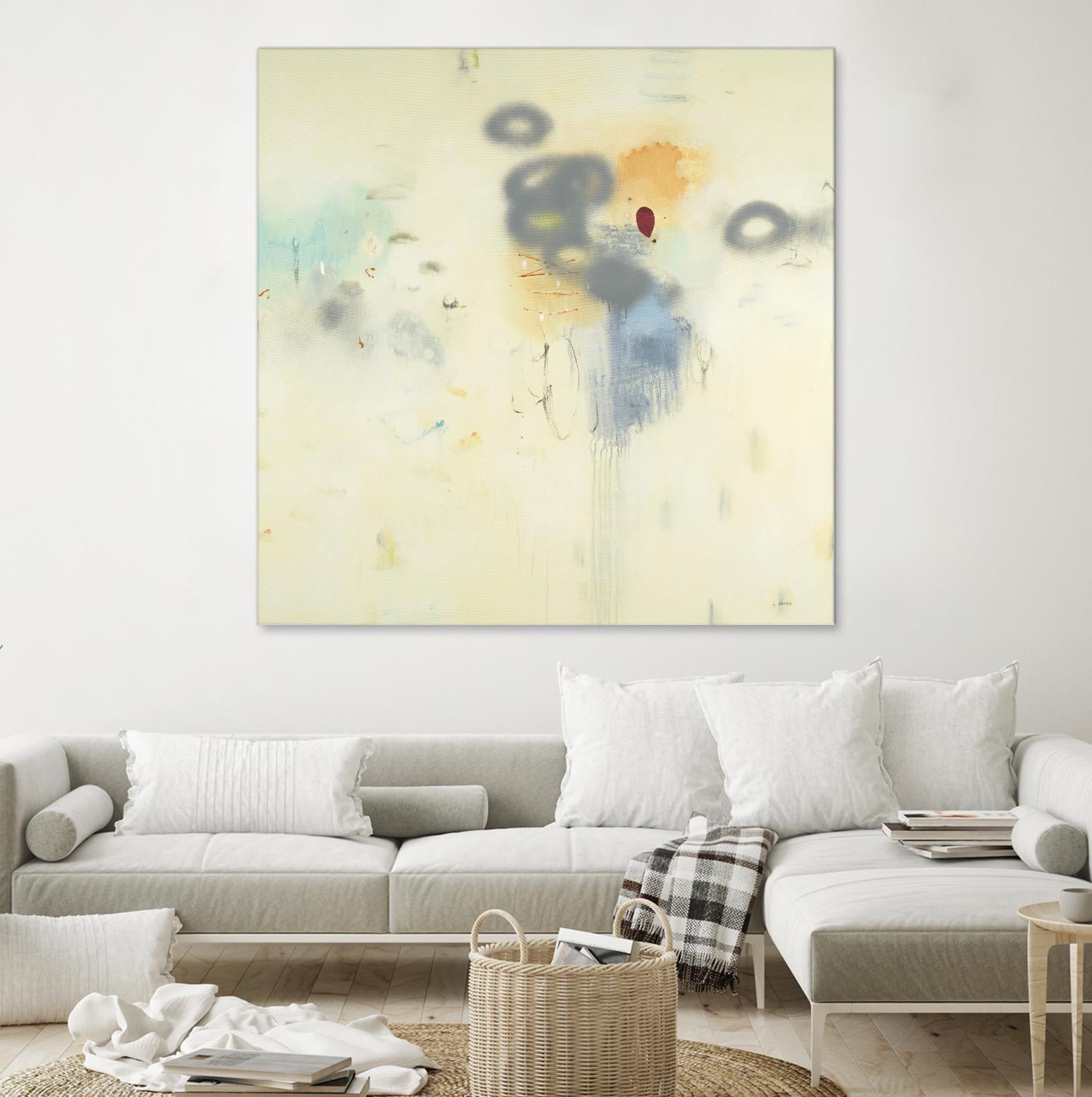 Simple Life by L. Baines on GIANT ART - grey abstract
