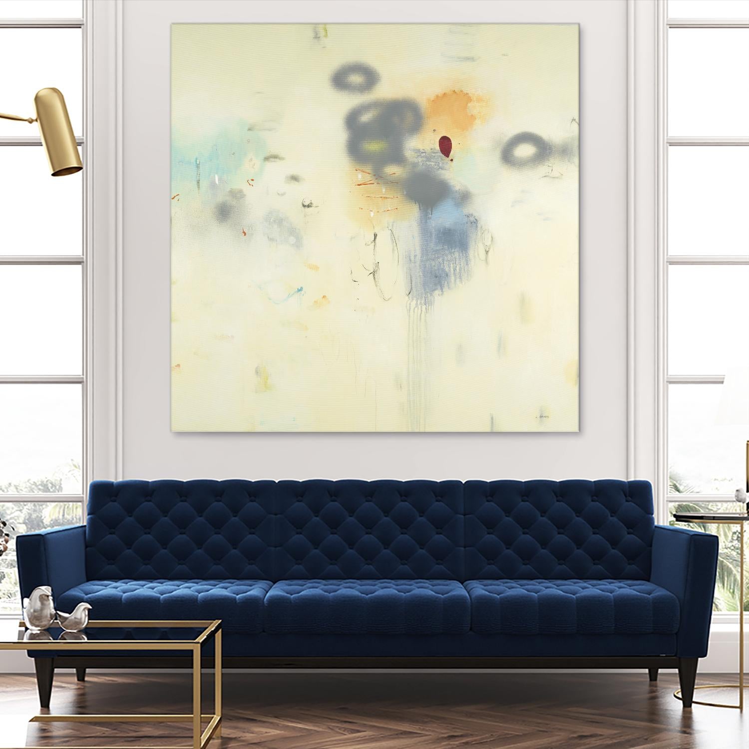 Simple Life by L. Baines on GIANT ART - grey abstract