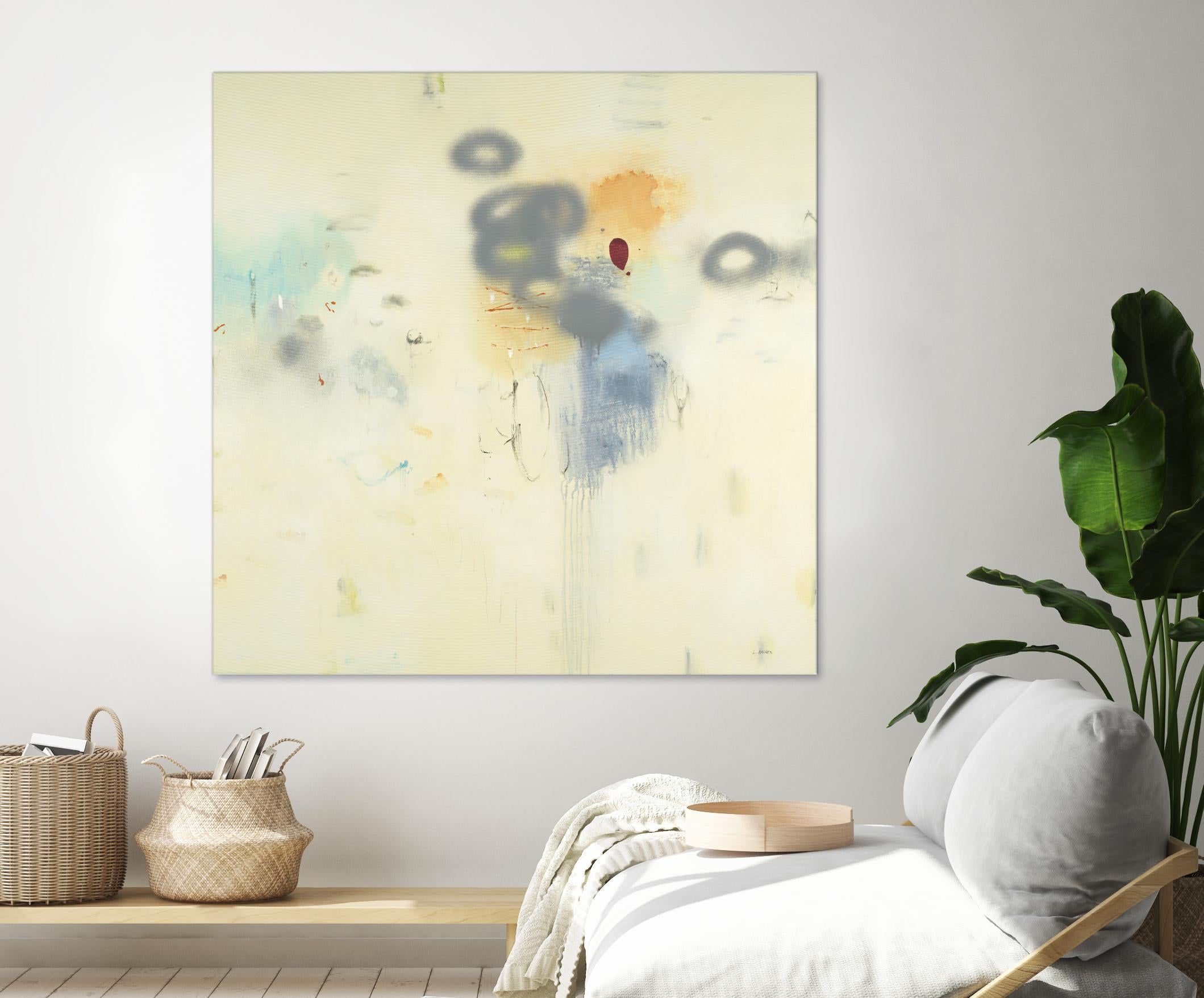 Simple Life by L. Baines on GIANT ART - grey abstract