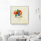 In the Beginning II by L. Baines on GIANT ART - reds abstract