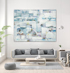 Busy Beach Day by Booke Borcherding on GIANT ART - whites & creams abstract