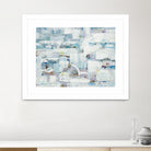 Busy Beach Day by Booke Borcherding on GIANT ART - whites & creams abstract