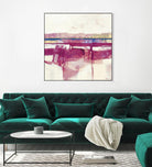 Gold Line II V1 by Scott Brems on GIANT ART - pinks abstract