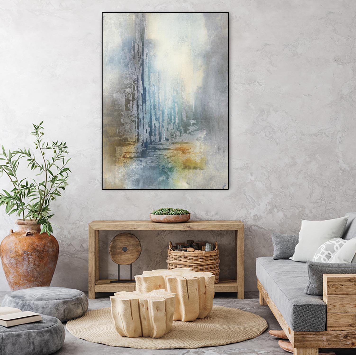 Rising Atmosphere by Scott Brems on GIANT ART - blues abstract