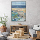 Breakwater V2 by Scott Brems on GIANT ART - blues coastal