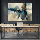 Smash by Scott Brems on GIANT ART - blues abstract creams