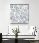 Thrive by John Burrows on GIANT ART - blue geometric shapes shapes