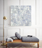 Thrive by John Burrows on GIANT ART - blue geometric shapes shapes