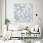 Thrive by John Burrows on GIANT ART - blue geometric shapes shapes