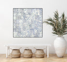 Thrive by John Burrows on GIANT ART - blue geometric shapes shapes