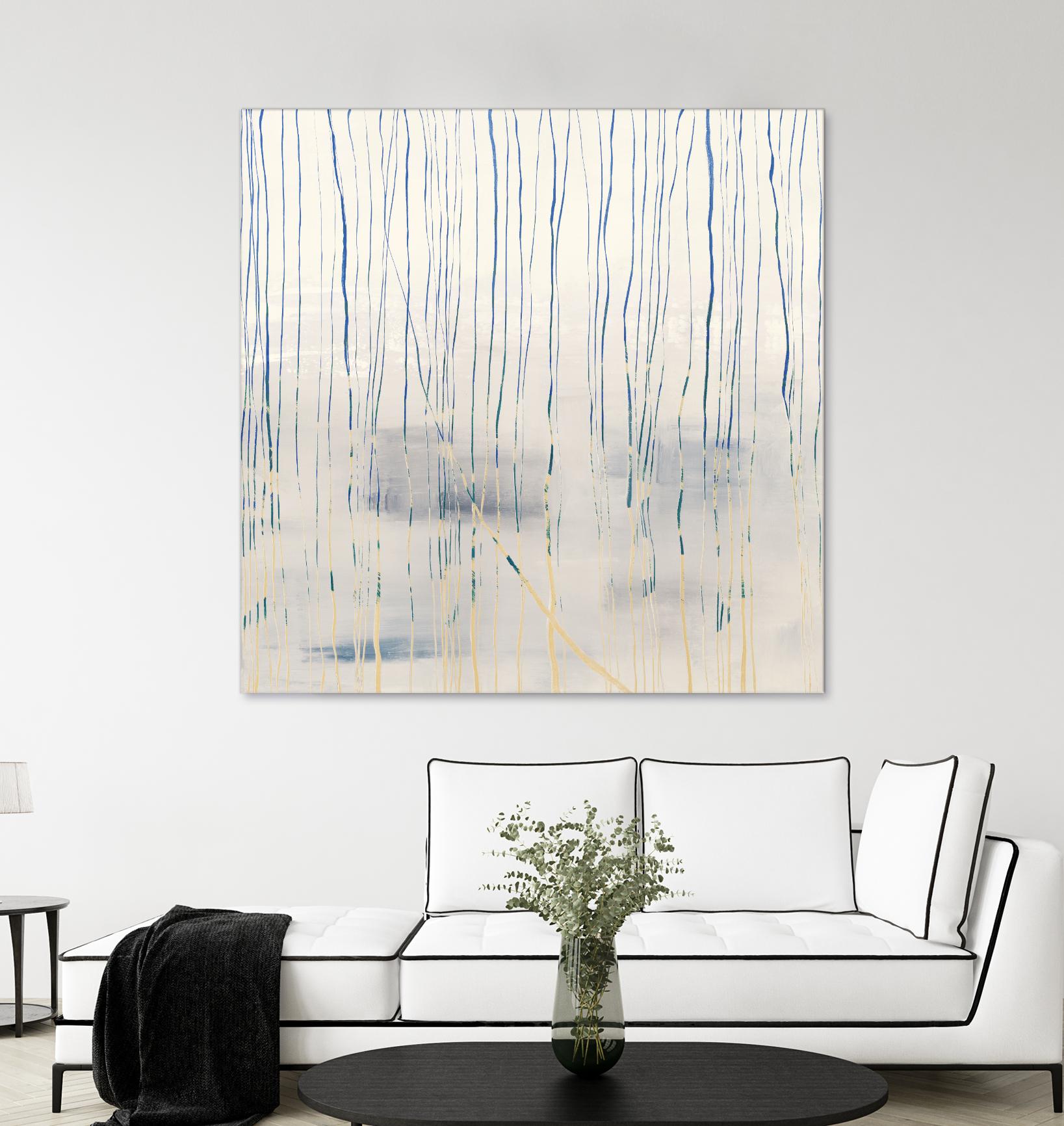 Outlier V4 by John Burrows on GIANT ART - blues abstract