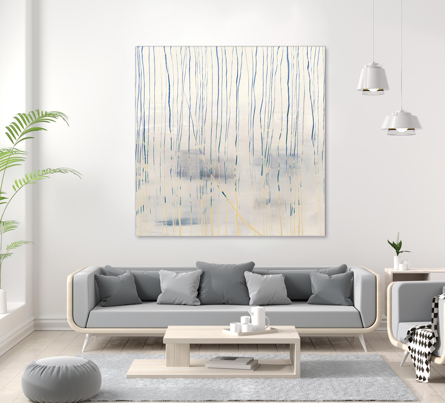 Outlier V4 by John Burrows on GIANT ART - blues abstract