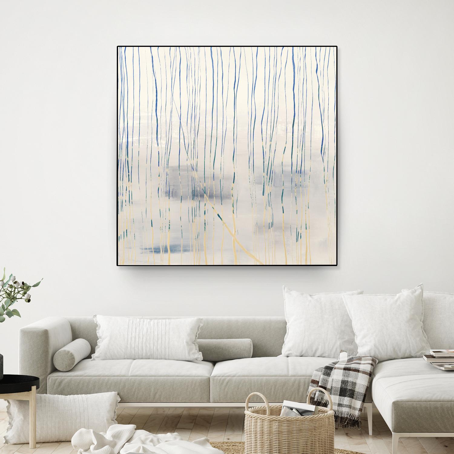 Outlier V4 by John Burrows on GIANT ART - blues abstract