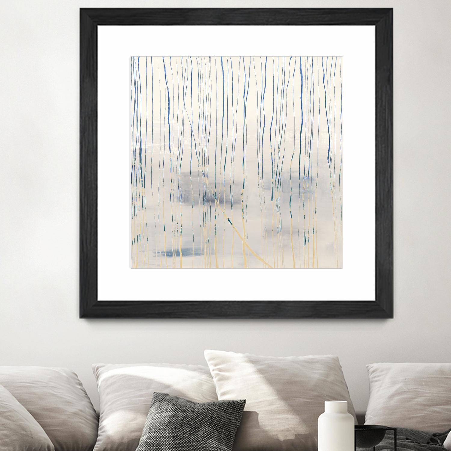 Outlier V4 by John Burrows on GIANT ART - blues abstract