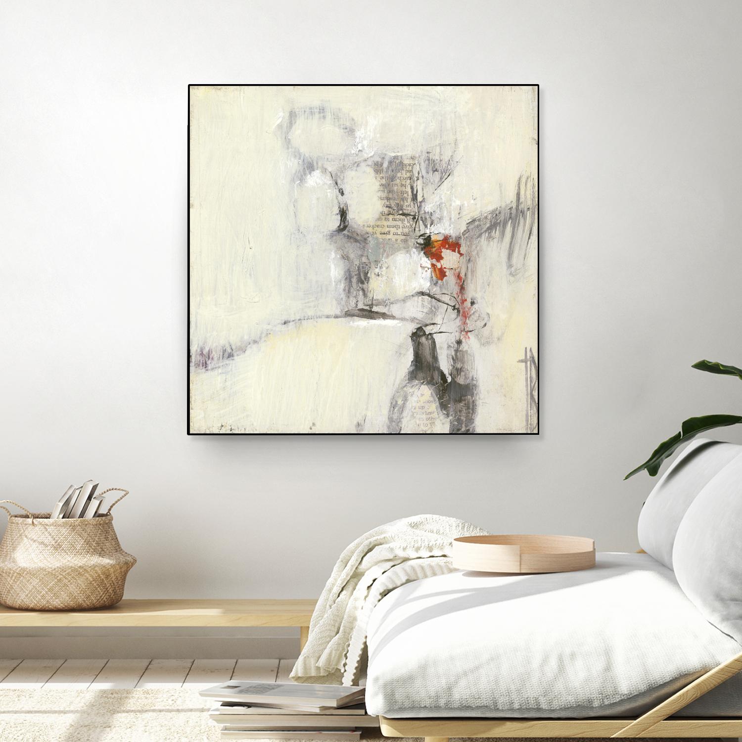 Short Stories I by Terri Burris on GIANT ART - whites & creams abstract
