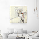 Short Stories I by Terri Burris on GIANT ART - whites & creams abstract