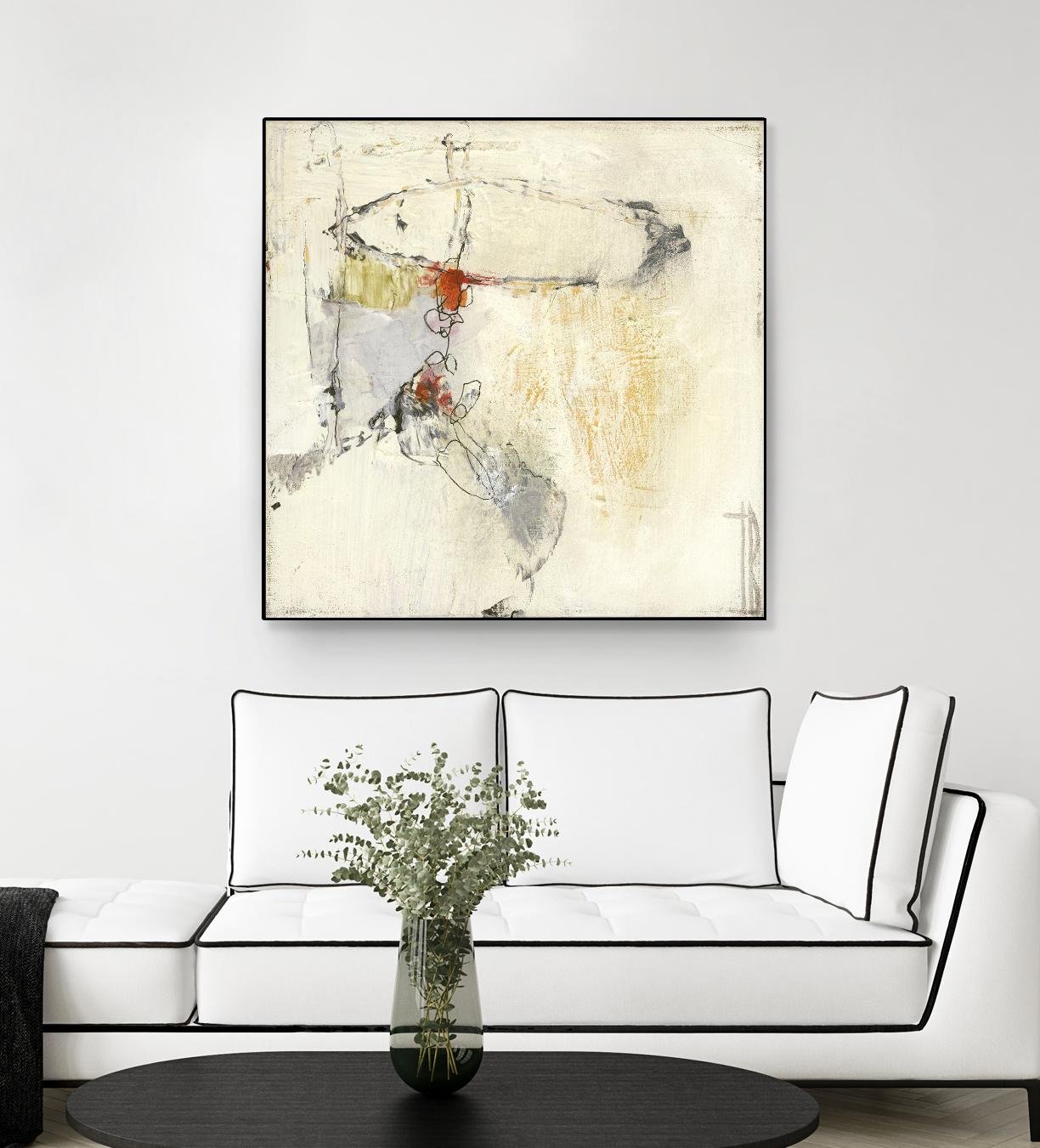Short Stories II by Terri Burris on GIANT ART - whites & creams abstract