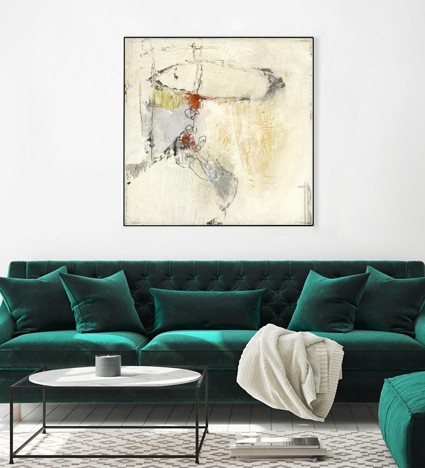 Short Stories II by Terri Burris on GIANT ART - whites & creams abstract
