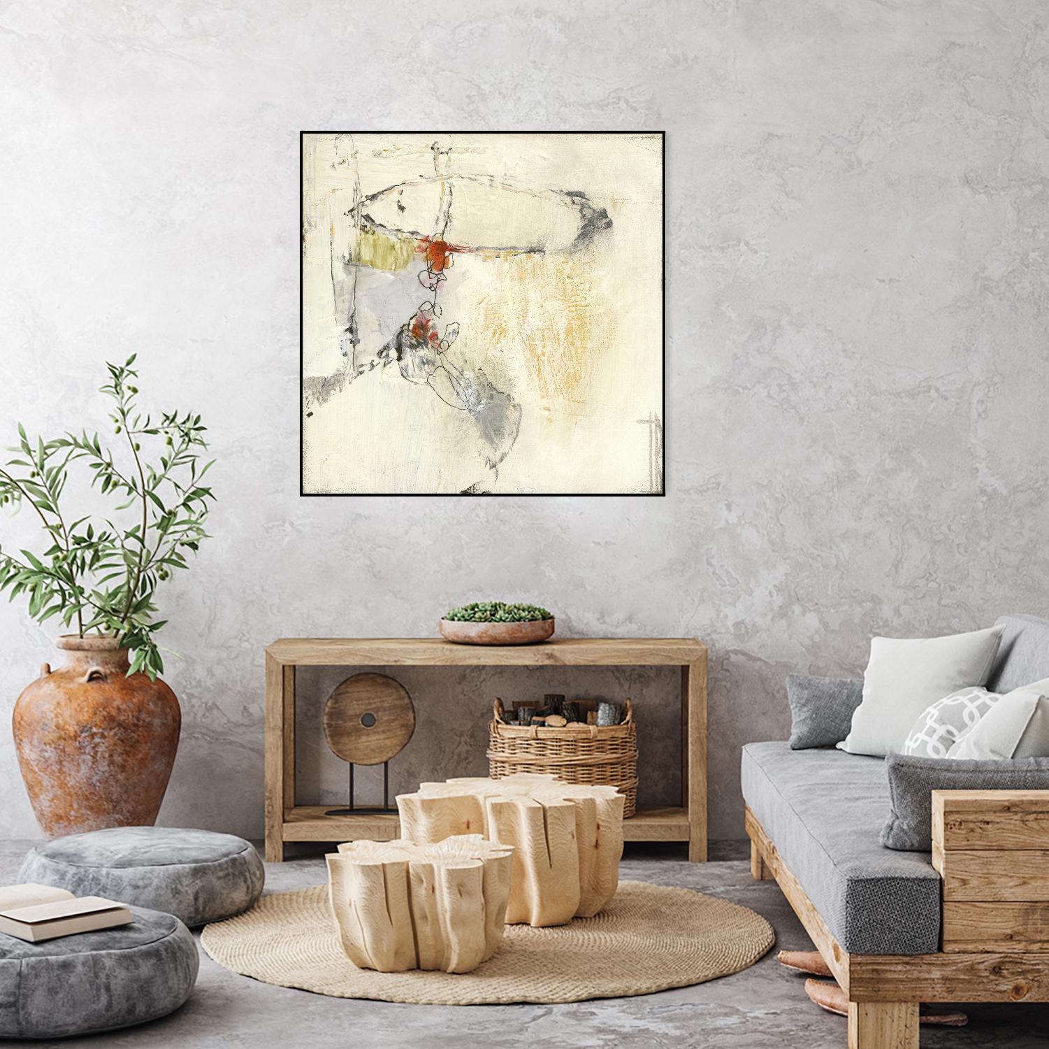 Short Stories II by Terri Burris on GIANT ART - whites & creams abstract