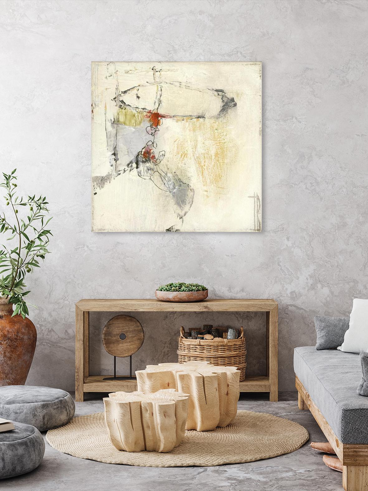 Short Stories II by Terri Burris on GIANT ART - whites & creams abstract