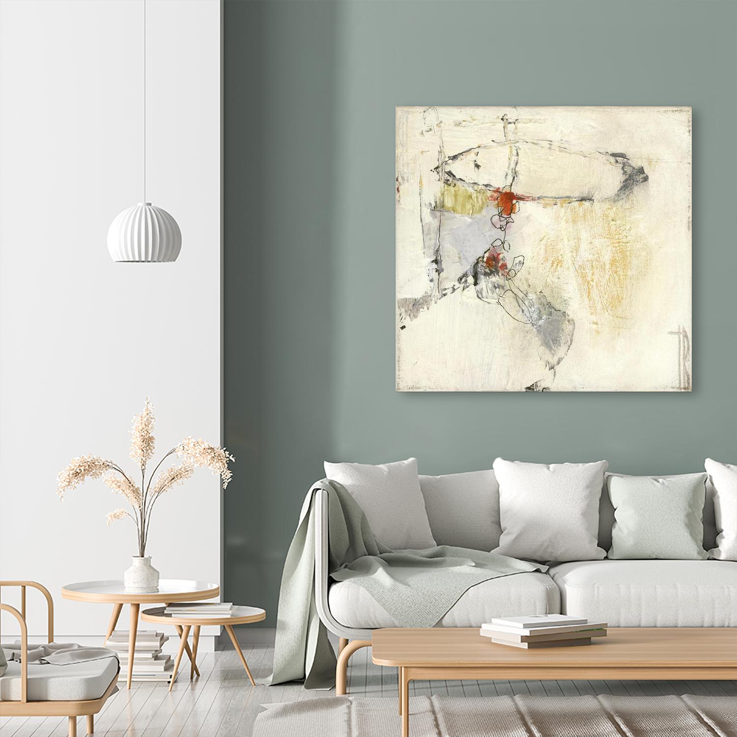 Short Stories II by Terri Burris on GIANT ART - whites & creams abstract